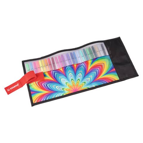 Pennarelli Stabilo Pen 68 arty - tratto 1 mm - colori assortiti Rollerset 25 pezzi - 6825-071-20